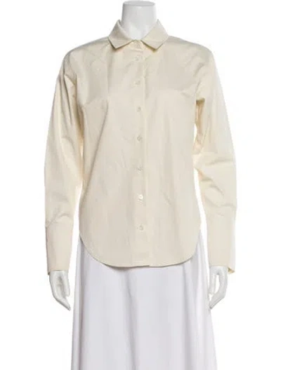 Pre-owned Frame Long Sleeve Top In Neutral