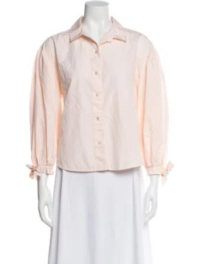 Pre-owned Frame Long Sleeve Top In Neutral