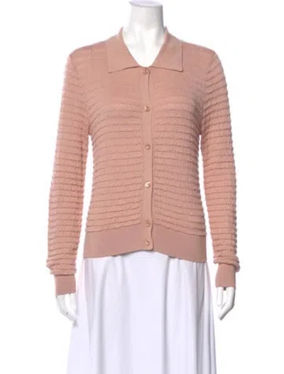Pre-owned Frame Long Sleeve Top In Pink