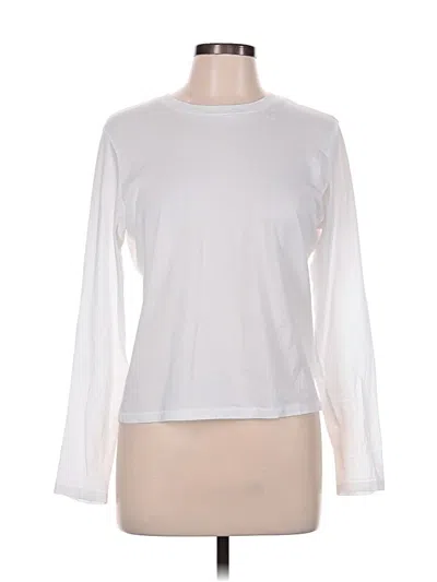 Pre-owned Frame Long Sleeve T-shirt In White