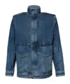 Frame Denim Power Jacket Luxor In Blue