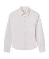 Shop Frame The Sculpted Shirt In White