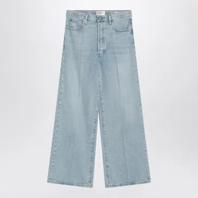 FRAME FRAME LOW BAGGY WIDE LEG JEANS IN ORGANIC DENIM