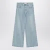 Frame Low Baggy Wide Leg Jeans In Organic Denim