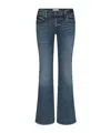 Frame Rodeo Low-rise Bootcut Jeans In Blue