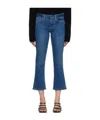 Frame Low-rise Kick-flare Jeans In Blue