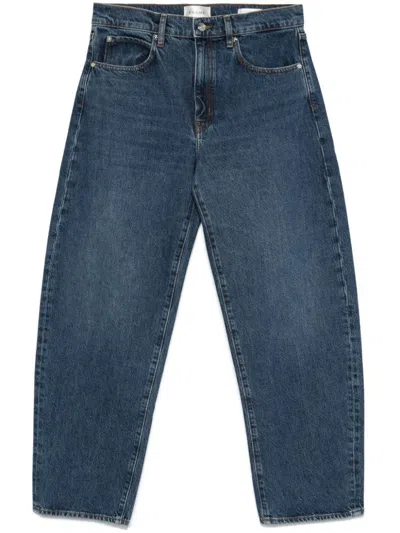 Frame Baggy Bubble Jeans In Blue