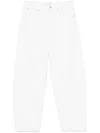 Frame Low Slung Barrel Jeans In ホワイト