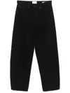Frame High-waisted Straight-leg Jeans In Black