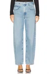 Frame Low Slung Barrel Jeans In Ziggy