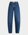 Frame Low Slung Barrel Jeans In Kirk