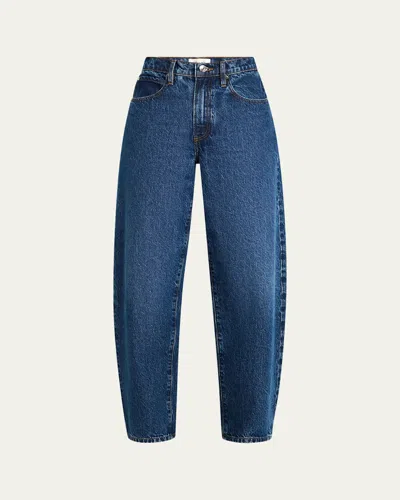 FRAME LOW SLUNG BARREL JEANS