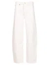 Frame Low Slung Barrel Jeans