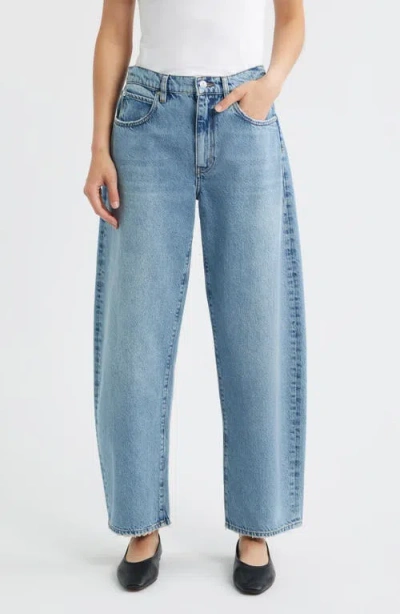 FRAME FRAME LOW SLUNG BARREL LEG JEANS
