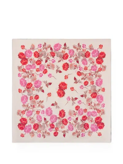 Frame Lucky Floral-print Scarf In Multi