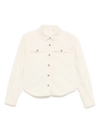 Frame Mainstay Shirt In Neutrals