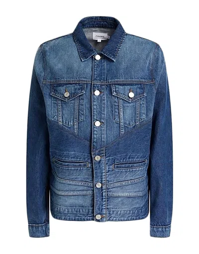 Frame Denim Outerwear In Blue