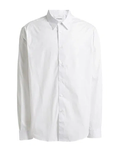 Frame Man Shirt White Size Xl Cotton, Polyamide, Elastane