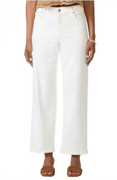 Frame Mellow Ankle-length Jean In White