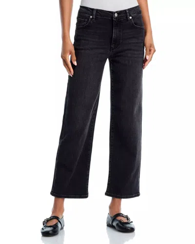 Frame Mellow High Rise Ankle Jeans In Starship In Black