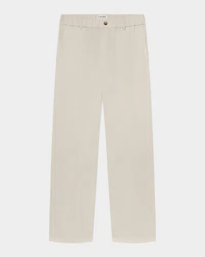 Frame Men & Apos;s Cotton Relaxed Straight-leg Pants In Orange