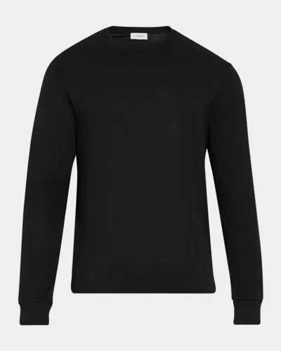 Frame Men & Apos;s Duo Fold Crewneck Sweatshirt In Black