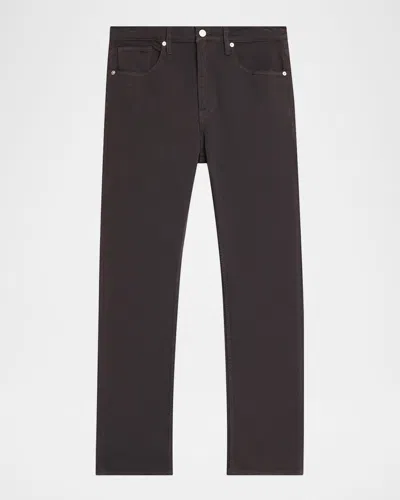 Frame Men & Apos;s Modern Straight-leg Jeans In Black