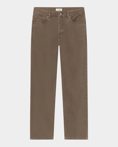 Frame Men & Apos;s Straight-leg Jeans In Brown