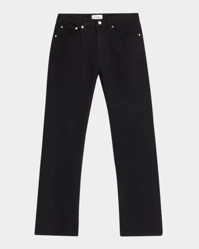 Frame Men & Apos;s Stretch Mid-rise Bootcut Jeans In Black