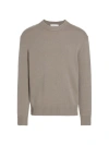 Frame Men's Cashmere Crewneck Sweater In Stone Beige