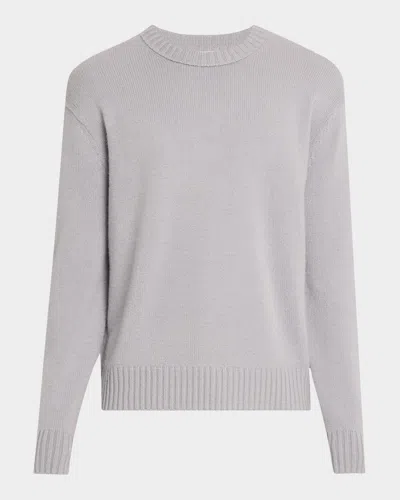 Frame Cashmere Crewneck Sweater In Gray