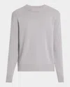 Frame Men's Cashmere Knit Sweater In Smoky Blue