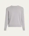 Frame Men's Cashmere Knit Sweater In Smoky Blue