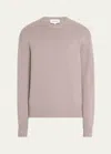 Frame Men's Cashmere Knit Sweater In Soft Lavender
