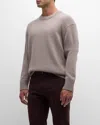 Frame Men's Cashmere Knit Sweater In Soft Lavender