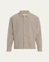 Frame Men's Cotton And Linen Casual Button-down Shirt