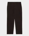 Frame Tailored Chino Pants With Back Pockets In Black