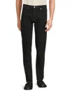 Frame Men's Cotton-blend Slim-fit Jeans In Black