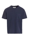 Frame Men's Relaxed Vintage Washed Tee In Vintage Midnight Blue
