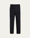 Frame Men's Cotton Relaxed Trousers In Dark Navy