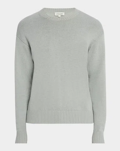 Frame Men's Crewneck Silk-cotton Knit Sweater