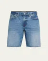 Frame Vintage Raw-hem Regular-fit Denim Shorts