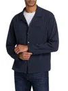 Frame Men's Duo Fold Relaxed Fit Cotton Camp Shirt In Blue