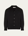 Frame Men's Duo Fold Relaxed Overshirt In Black