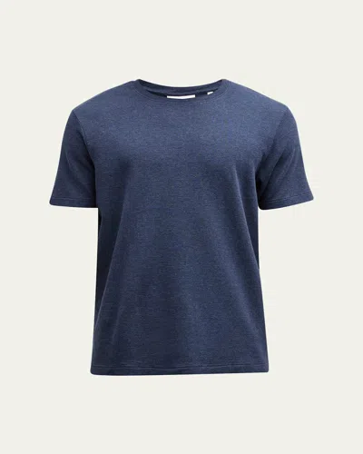 Frame Men's Duo Fold Short Sleeve Tee In Heather Da