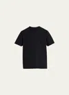 Frame Logo T-shirt Noir Cotton In Noir