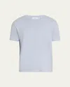 Frame Men's Duo Fold Short Sleeve Tee In Soft Blue