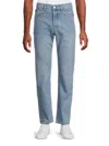Frame Men's Faded Straight Jeans In Blue