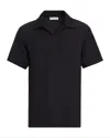 Frame Men's Jacquard Polo Shirt In Black