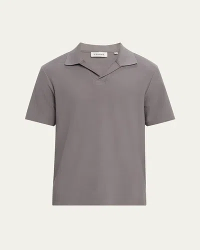 FRAME MEN'S JACQUARD POLO SHIRT